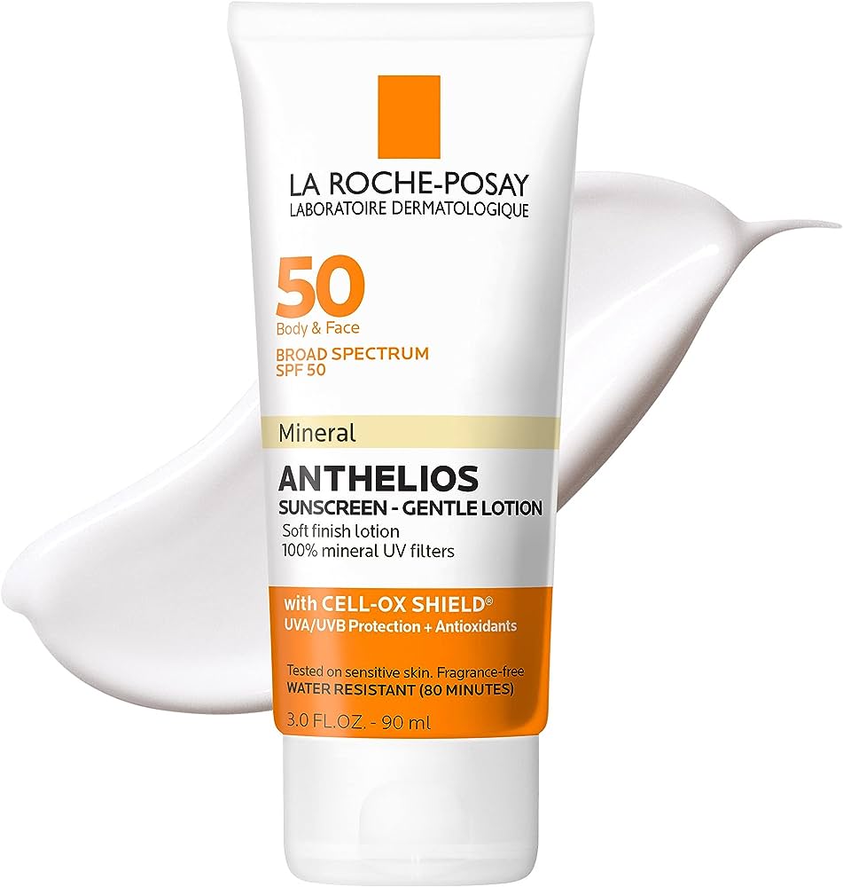 La Roche-Posay Anthelios 50 Mineral Sunscreen – Gentle Lotion SPF 50 (4 fl oz / 120 ml)